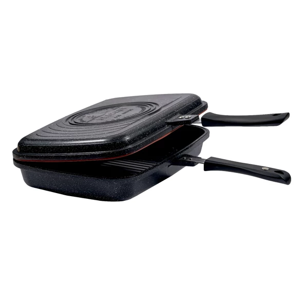 ThermoAD | Balık Tava | SKY CAST Serisi | Ayrılabilir 2 Parça | 36 cm | Siyah - 3