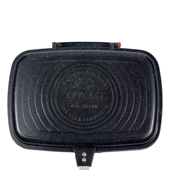 ThermoAD | Balık Tava | SKY CAST Serisi | Ayrılabilir 2 Parça | 36 cm | Siyah - 5