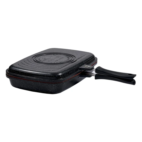 ThermoAD | Balık Tava | SKY CAST Serisi | Ayrılabilir 2 Parça | 36 cm | Siyah - 4