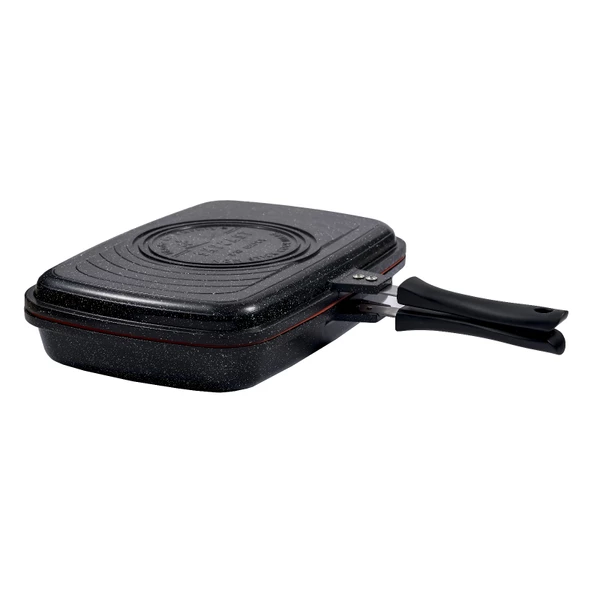 ThermoAD | Balık Tava | SKY CAST Serisi | Ayrılabilir 2 Parça | 36 cm | Siyah - 4