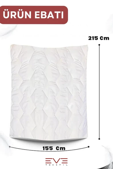 Kapitone Yüksek Kaliteli 4 Mevsim Kullanılabilir Microfiber Soft Çift Kişilik Antialerjik Yorgan - 2