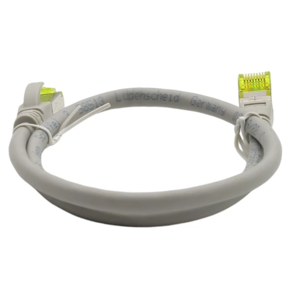 DIGITUS CAT6A S-FTP PATCH CORD 0,50 MT GREY (10'LU PAKET) - Resim 3