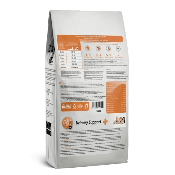 MY FOOD KISIRLAŞTIRILMIŞ YETİŞKİN KEDİ MAMASI SOMONLU 1,5 KG - 2