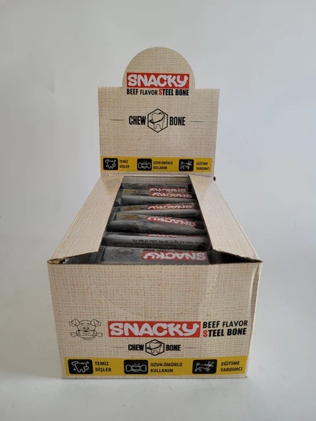 Snacky Small Biftekli Köpek Ödülü 46gr x 24'lü