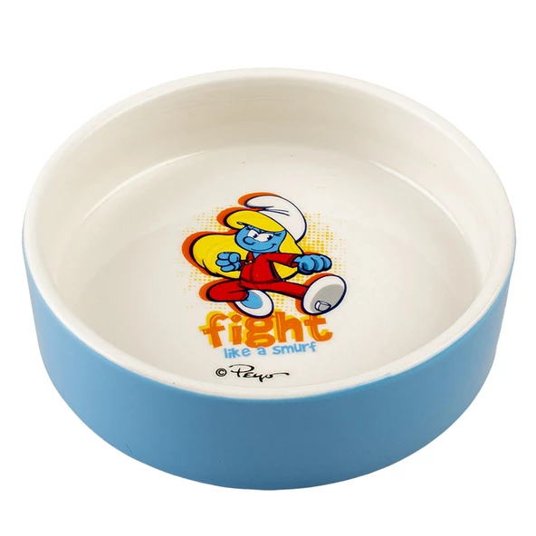 13567 Şirine baskılı mama ve su kabı 300ml - 14,2x14,2x4 cm - 3