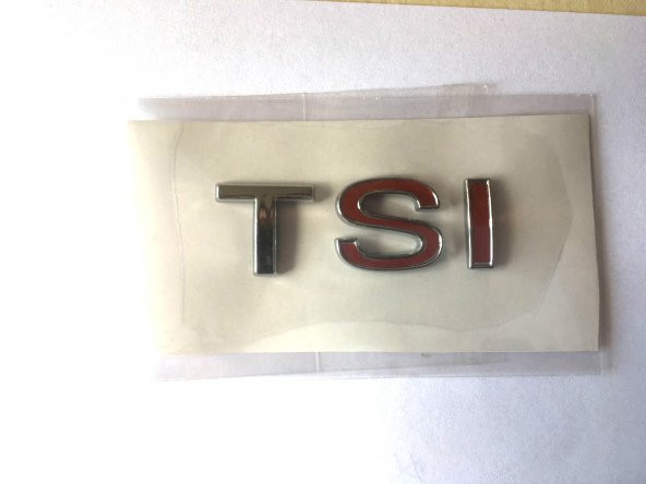 VOLKSWAGEN TSİ BAGAJ YAZISI ÇİFT KIRMIZI 1K5853675J