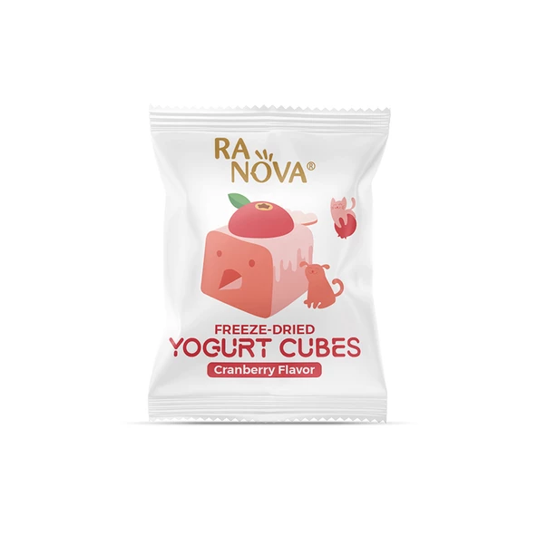 Ranova Kedi&Köpekler İçin Dondurularak Kurutulmuş Yoğurt *1g *40'lı (Karışık Lezzet) - 5