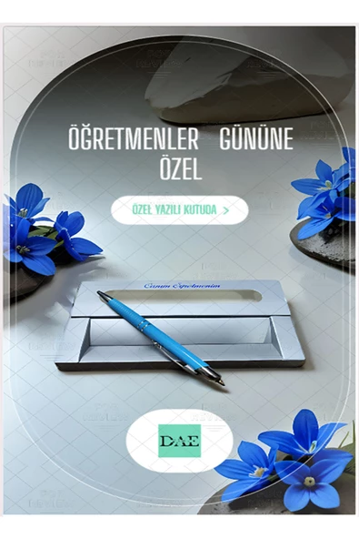 Ayver ÖĞRETMENLER GÜNÜNE ÖZEL ÖZEL KUTUSUNDA HEDİYELİK TÜKENMEZ KALEM