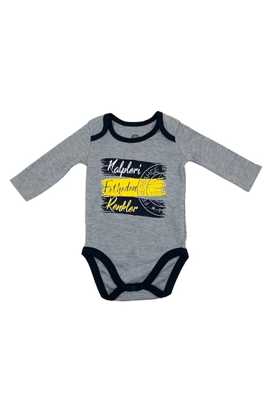 Fenerbahçe Orijinal Lisanslı Kalpleri Fetheden Renkler Bebek Body Zıbın Hediyelik Ahşap Kutulu - 4