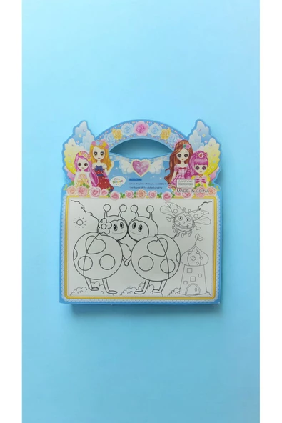 Ayver Çanta Model Boyama Karton Kız Elbise Kıyafet Sticker - 3