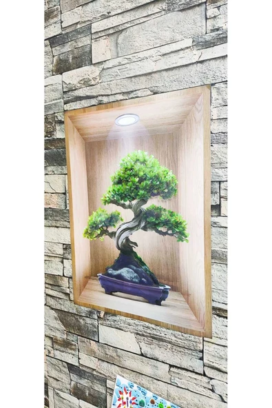 Ayver 3d Yapışkanlı Duvar Kağıdı Sticker 30x40 Cm Çiçekli Ağaç Model - 5