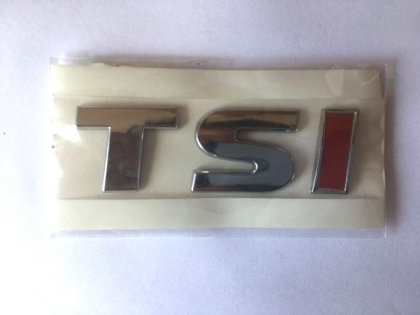 VOLKSWAGEN TSİ BAGAJ YAZISI TEK KIRMIZI 5K0853675M