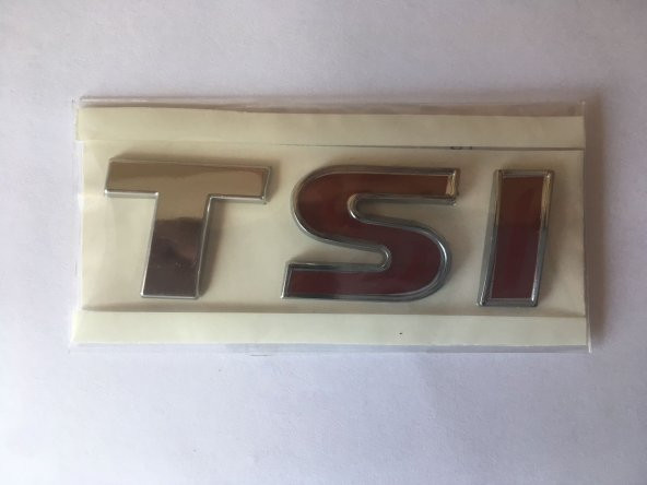 VOLKSWAGEN TSİ BAGAJ YAZISI İKİ KIRMIZI 5K0853675N