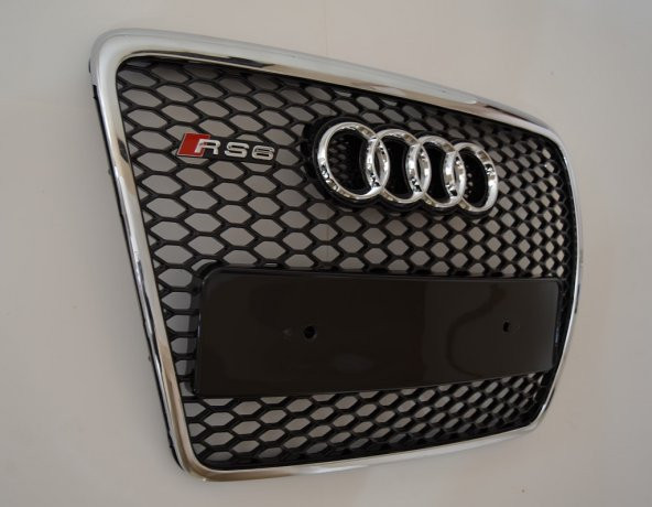 AUDI A6 RS6 C6 ÖN PANJUR KROM-SİYAH 2005-2011 - 2