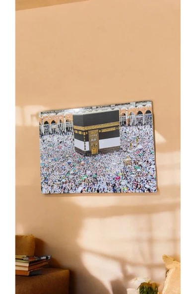 Ayver KABE MODEL HAFİF KATMANLI AHŞAP TABLO DUVAR DEKORASYON EBAT 45X33 - 2