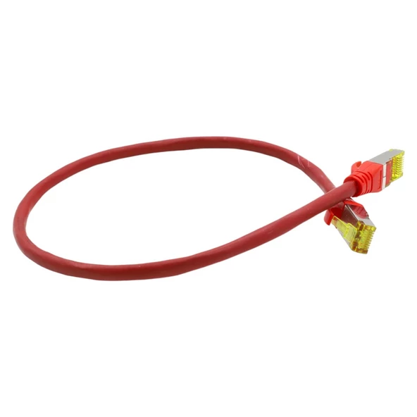 DIGITUS CAT6A S-FTP PATCH CORD 0,50 MT RED (10'LU PAKET) - 3
