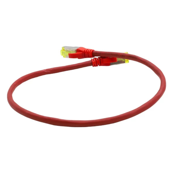 DIGITUS CAT6A S-FTP PATCH CORD 0,50 MT RED (10'LU PAKET) - 4