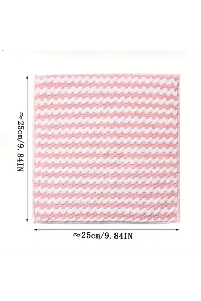 Ayver MİKROFİBER TEMİZLİK BEZİ MUTFAK HAVLUSU 25X25 CM 3 ADET - 2