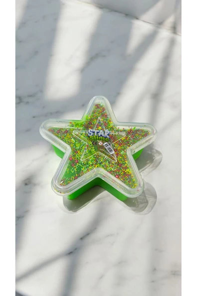 Ayver YILDIZ ŞEKİLLİ KUTUDA KÖPÜKLÜ SLİME OYUNCAK 3 ADET - 3