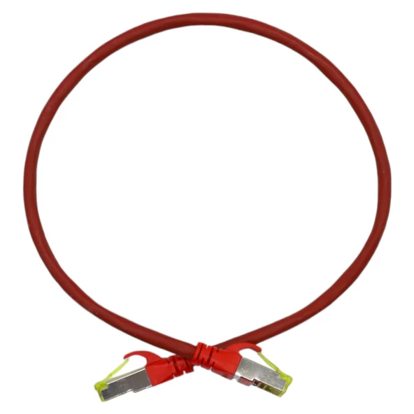 DIGITUS CAT6A S-FTP PATCH CORD 0,50 MT RED (10'LU PAKET) - 5