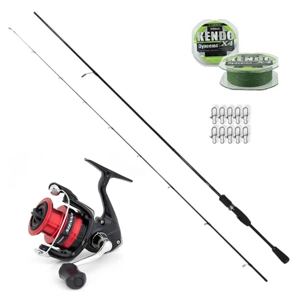 Shimano Sienna 2000  - Fujin Sniper 230cm 06-8gr LRF Olta Seti