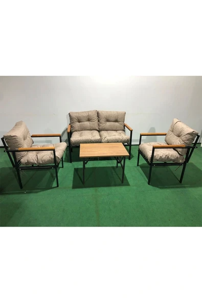 adımshops Zümrüt Balkon-bahçe-kafe,çay Seti,koltuk Takımı,oturma Grubu,ofis Koltuğu 70x50 Sehpa