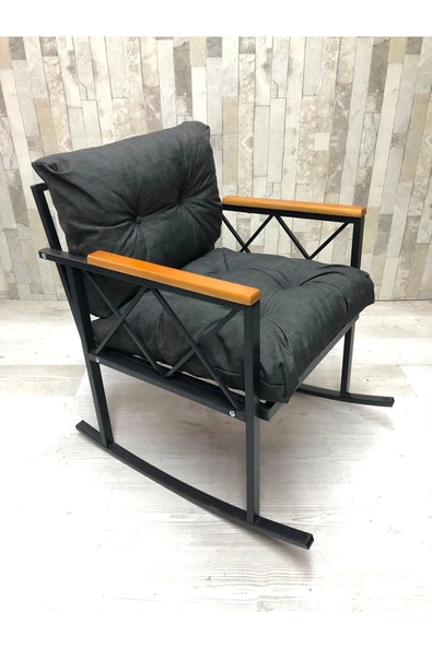 adımshops Sallanır Sandalye Tv Koltuğu Kafe-balkon-mutfak-berjer-ofis-salon Sallanır Tekli Koltuk Miami