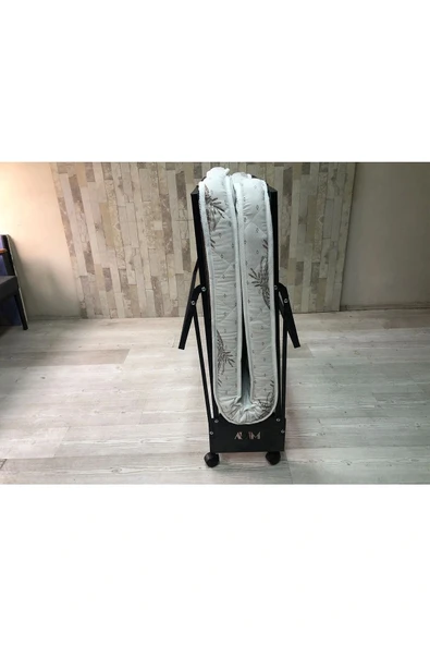 adımshops Katlanır Yatak, Karyola 90x190 Cm Katlanabilir Somya Tek Kişilik Katlanır Yatak(YATAK DAHİL) - 6