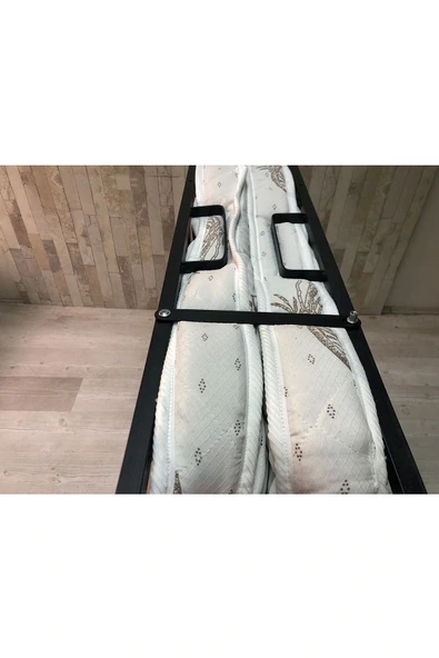 adımshops Katlanır Yatak, Karyola 90x190 Cm Katlanabilir Somya Tek Kişilik Katlanır Yatak(YATAK DAHİL) - 7