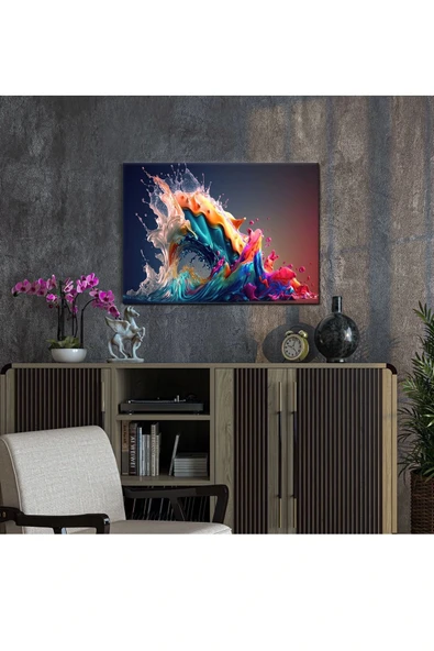adımshops 100x70cm Dekoratif Kanvas Tablo