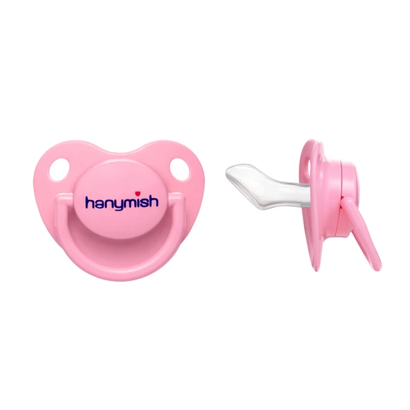 Hanymish Pembe Rainbow Kalp Damaklı Emzik 18+ Ay