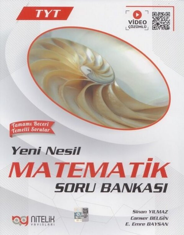 Nitelik Yks Tyt Yeni Nesil Matematik Soru Kitabı Video Çözümlü *yeni*
