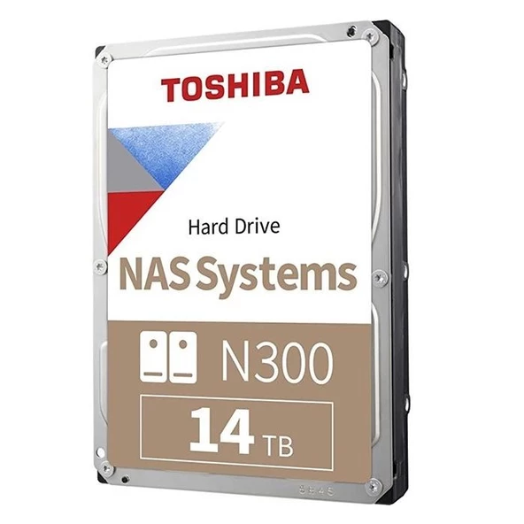 Toshiba N300 HDWG21EUZSVA SATA 3.0 7200 RPM 3.5" 14 TB Harddisk
