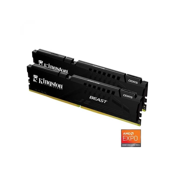 Kıngston Beast Kf560C30Bbek2-64Tr 64Gb (2X 32Gb) Ddr5 6000Mhz Cl30 Dual Kıt Pc Ram Expo