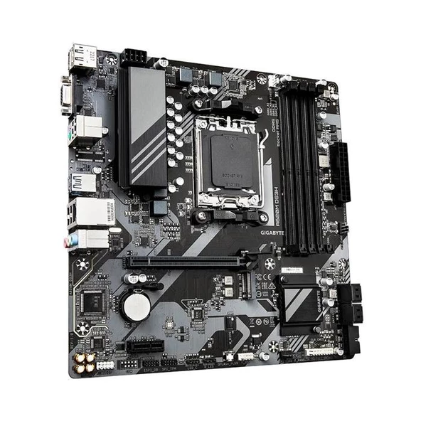 Gıgabyte A620M-Ds3H Am5 Ddr5 Ses Glan Dp/Hdmı/Vga Sata3 Usb3.2 Matx - 3