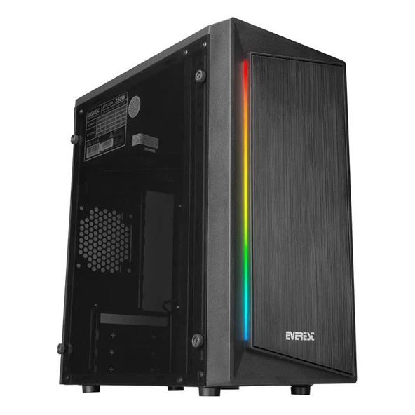 Everest Blazon RGB Led ATX 250 W Bilgisayar Kasası