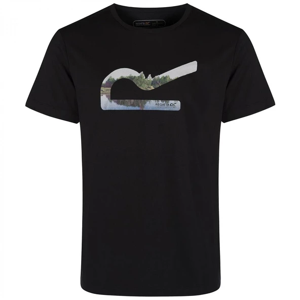 Regatta Fingal Erkek T-Shirt-SİYAH