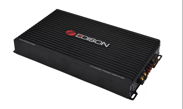 Edison ED-2000.4AB 4 Kanal Mosfet Güçlü Anfi 4x200W RMS Bass Kontrol - 2
