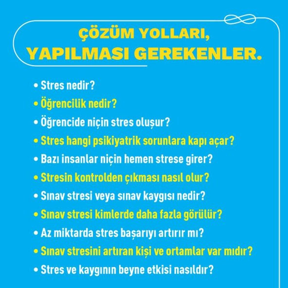 SINAV KAYGISINI ÇÖZ! - 3