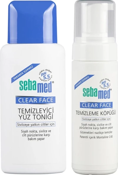 Temizleme Köpüğü150 Ml & Temizleyici Yüz Toniği150 Ml
