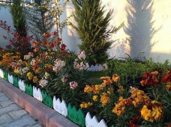 Bahçe Dekor Çiti  Dekoratif Çit 17cmx32 ADET 5,44 Metre - 2