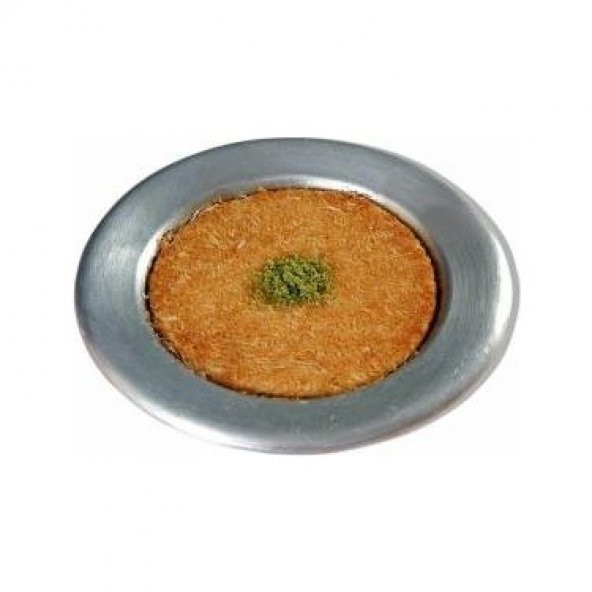 ALÜMİNYUM KÜNEFE TABAĞI PORSİYONLUK KÜNEFE 1. KALİTE 12,5 cm Çap - 3