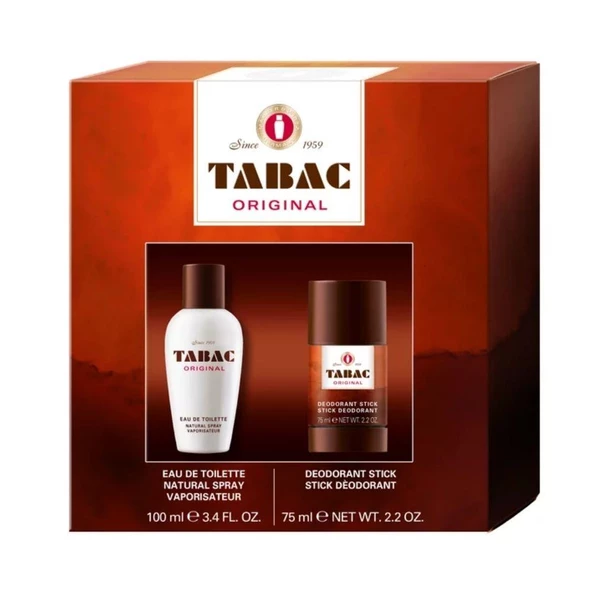 Tabac Original EDT 100 ml + Deostick 75 ml Erkek Parfüm Seti - 2