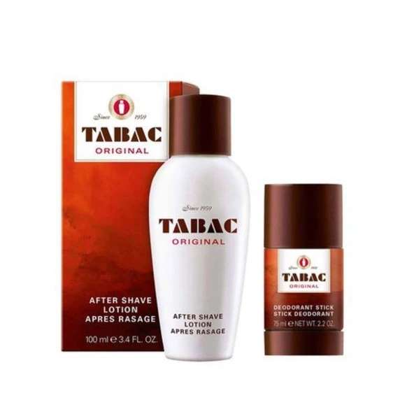 Tabac Original EDT 100 ml + Deostick 75 ml Erkek Parfüm Seti - 4
