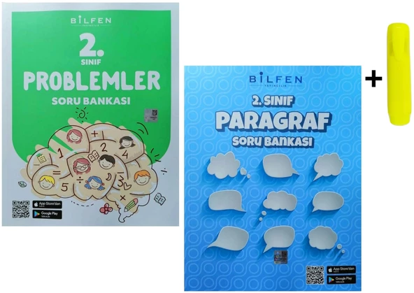 Bilfen Yayınları 2. Sınıf Problem Paragraf Soru Bankası Seti