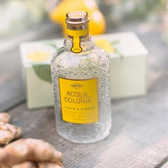 4711 Acqua Colonia Vitalizing Lemon & Ginger EDC 100 ml Unisex Parfüm - Resim 5