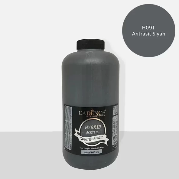 HYBRID AKR. MULTISURFACES H-091 ANTRASİT SİYAH 2000ML ürün görseli 1