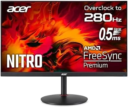 Acer 27" QHD Monitör, ZeroFrame, IPS, 170Hz, 400nits, 2ms - 0.5ms, UM.HX2EE.V23