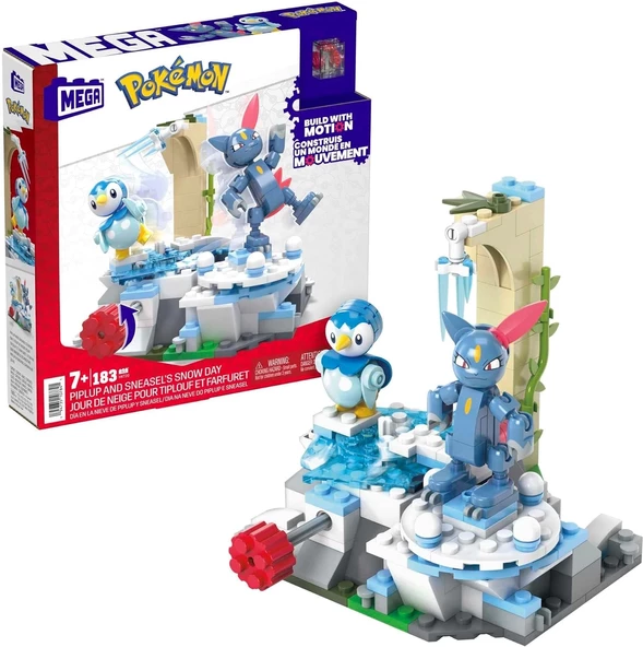 Mega Bloks Pokémon Piplup nane Sneasel Kış Macerası Seti HKT20