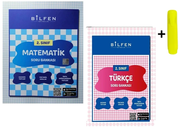 Bilfen Yayınları 2. Sınıf Matematik Türkçe Soru Bankası Seti